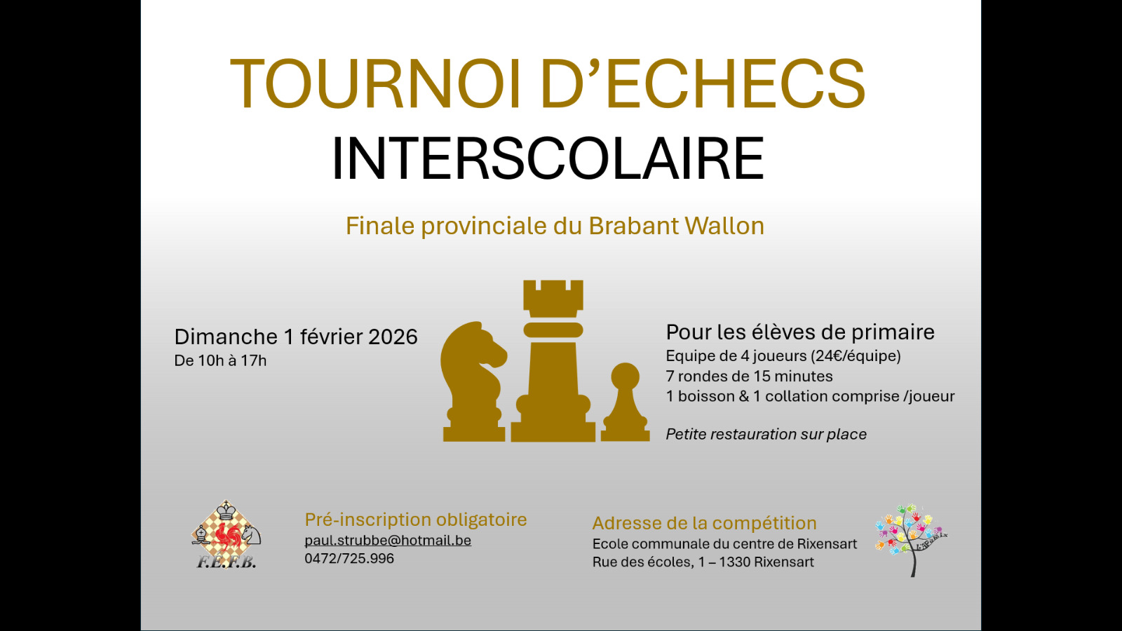 Tournoi d'Échecs Interscolaire 2026